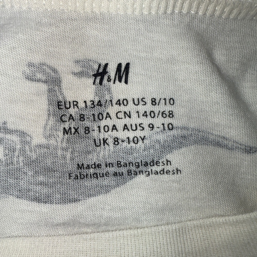 H&M Kids Dinosaur Shirt Sz 8 - Picture 3 of 5